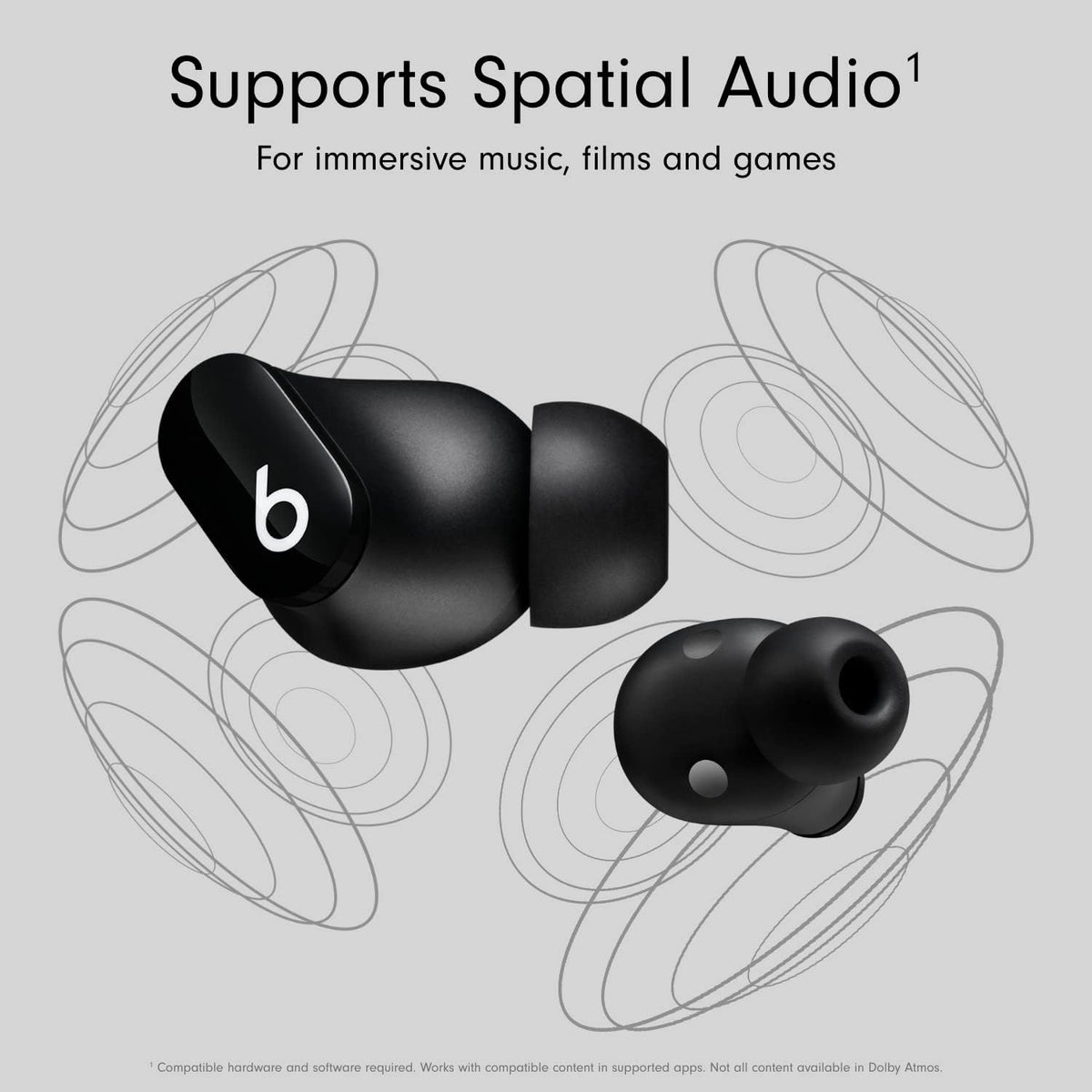 Beats by Dr. Dre Studio Buds – True Wireless Noise Cancelling Earbuds - Black | Opened Box