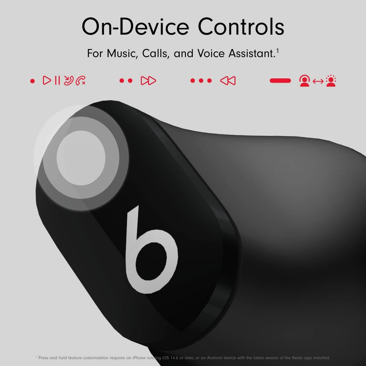 Beats by Dr. Dre Studio Buds – True Wireless Noise Cancelling Earbuds - Black | Opened Box