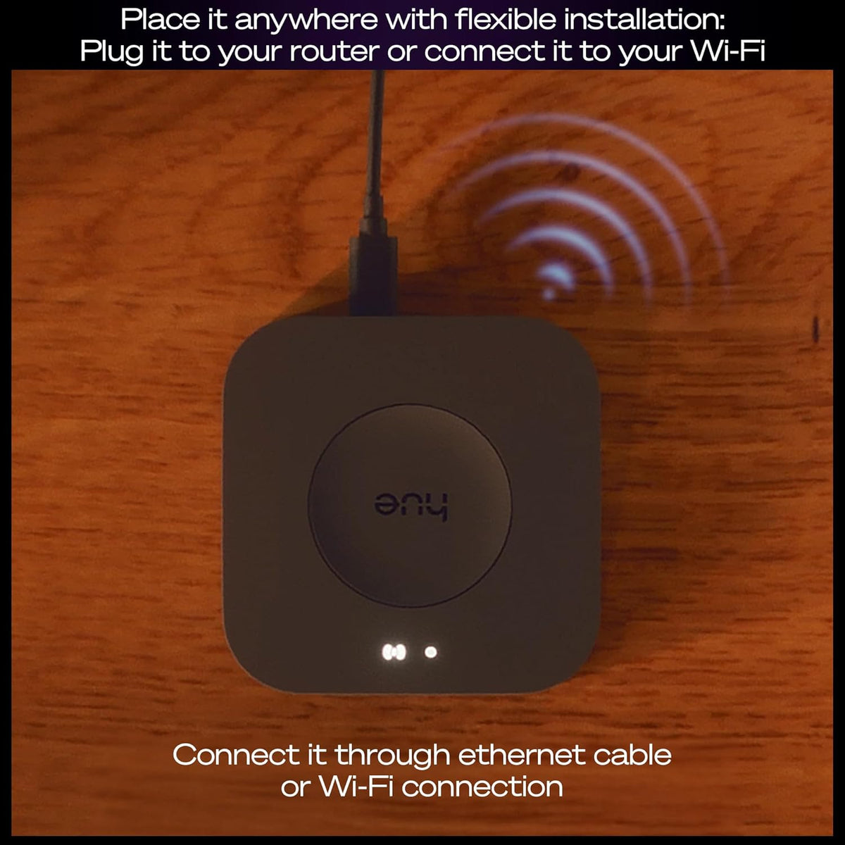 Philips Hue Bridge Pro | Smart Light Hub | Ultra-Fast Processing | Supports 150+ Lights | Advanced Encryption | Black