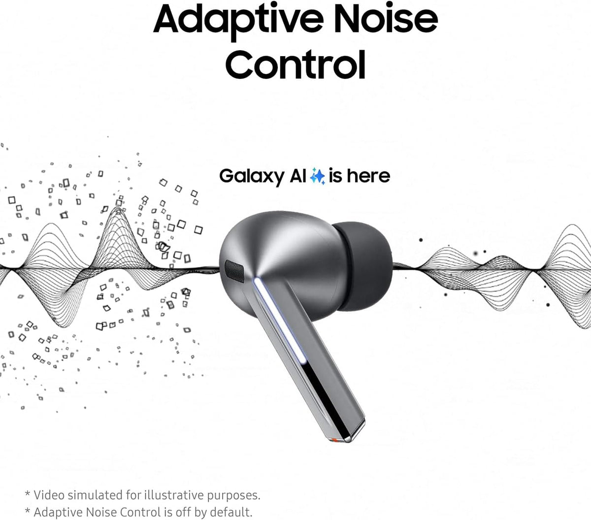 Samsung Galaxy Buds3 Pro | AI Noise Cancelling | 360 Audio | Hi-Fi Sound | Grey
