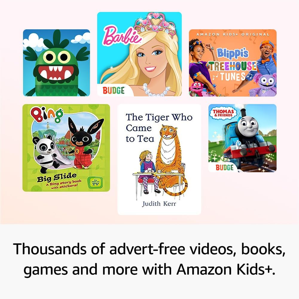 Amazon Fire HD 10 Kids Tablet | Ages 3–7 | 10.1" Screen | 32 GB | Pink | 2023 13th Generation