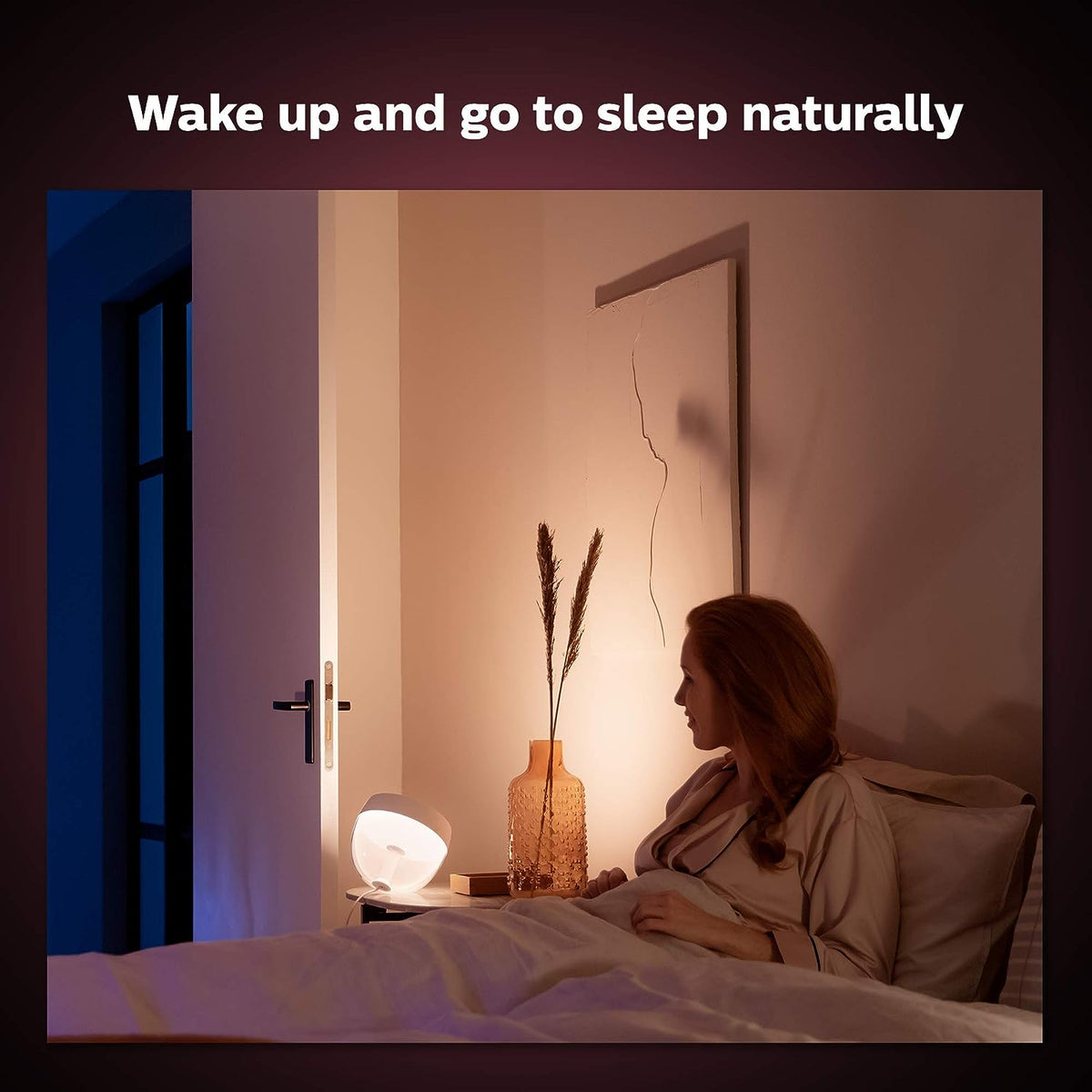 Philips Hue Iris White & Colour Ambiance Table Lamp Smart Lighting White