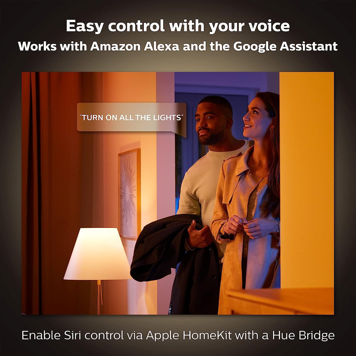 Philips Hue Iris White & Colour Ambiance Table Lamp Smart Lighting White