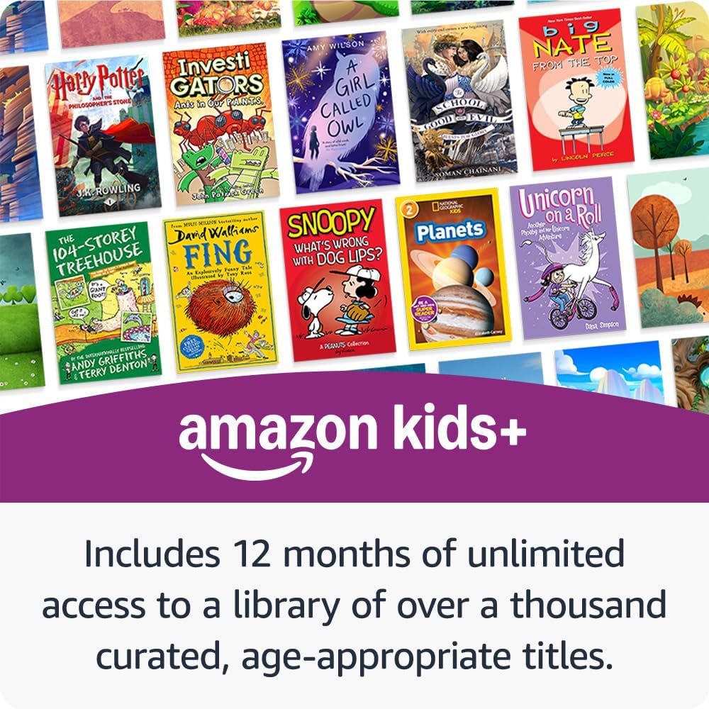Amazon Kindle Colorsoft Kids | First Colour Display | 16 GB Storage Tablet | Includes Fantasy River Cover | 2-Year Guarantee