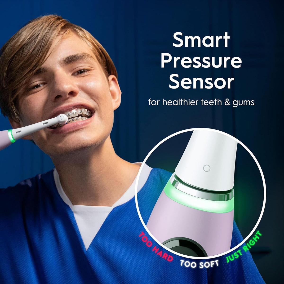 Oral-B iO9 Electric Toothbrush | App-Connected | AI Position Detection | 7 Modes | Charging Travel Case | Rose Quartz