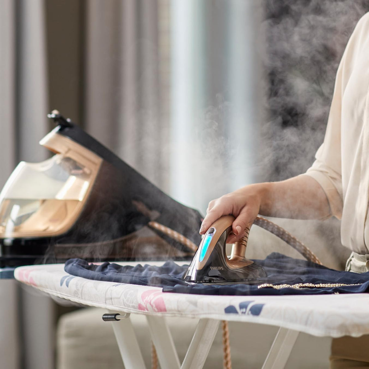 Philips PerfectCare Elite Plus Steam Generator Iron | OptimalTEMP Technology | 8 Bar Pressure | 600g Steam Boost | Large 1.8L Tank