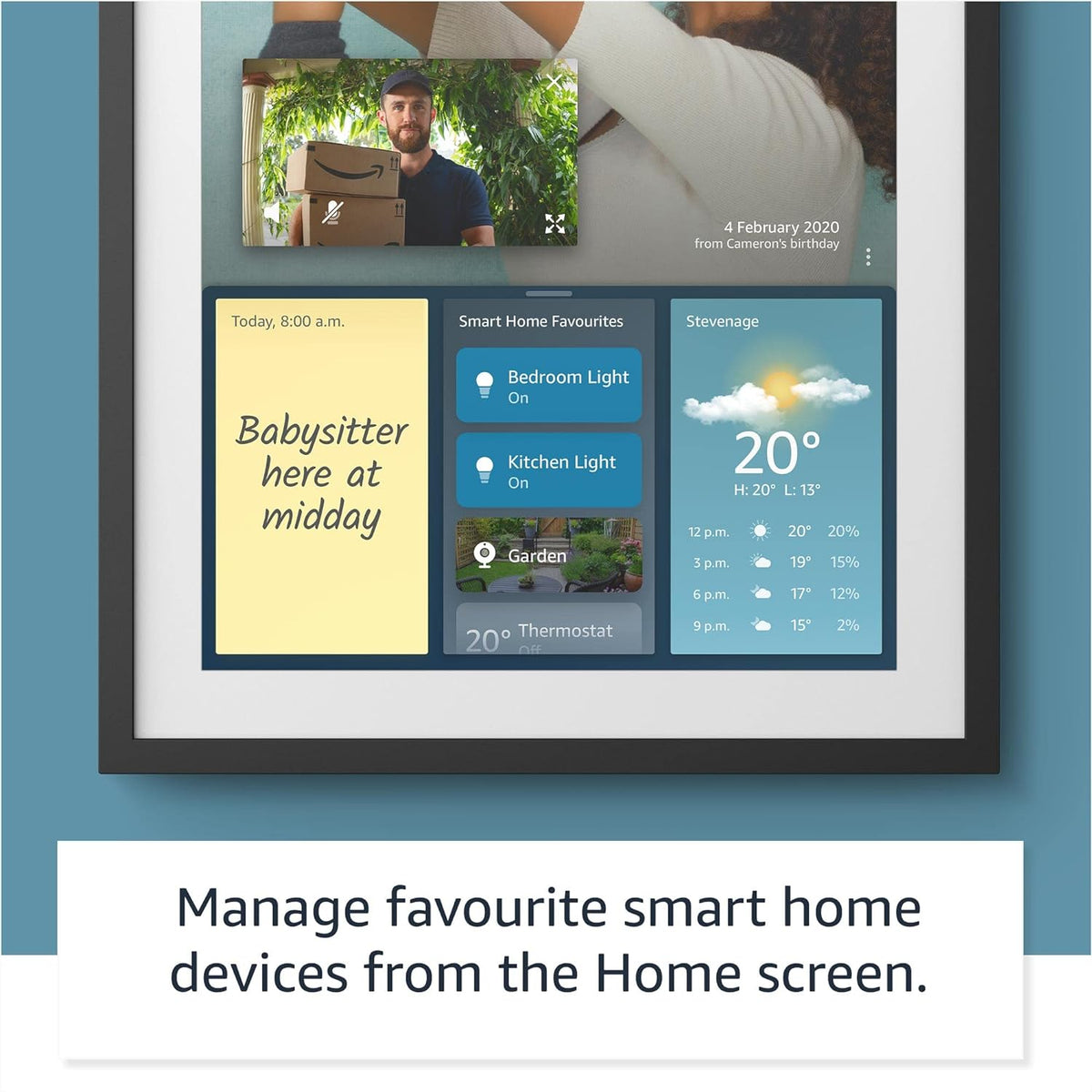 Amazon Echo Show 15 | Smart Home Speaker with Display Screen | 15.6" | with Remote