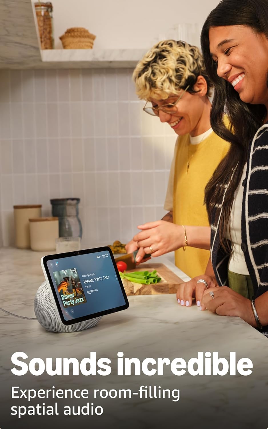 Amazon Echo Show 8 (2025) Smart Speaker with 8.7" Screen & Alexa Voice Recognition & Control, Glacier White