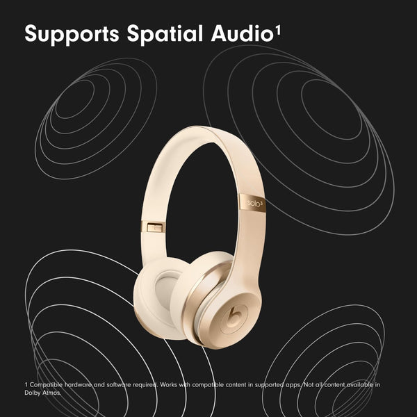Beats by Dr. Dre Solo3 Wireless On-Ear Headphones - Gold (Latest Model)