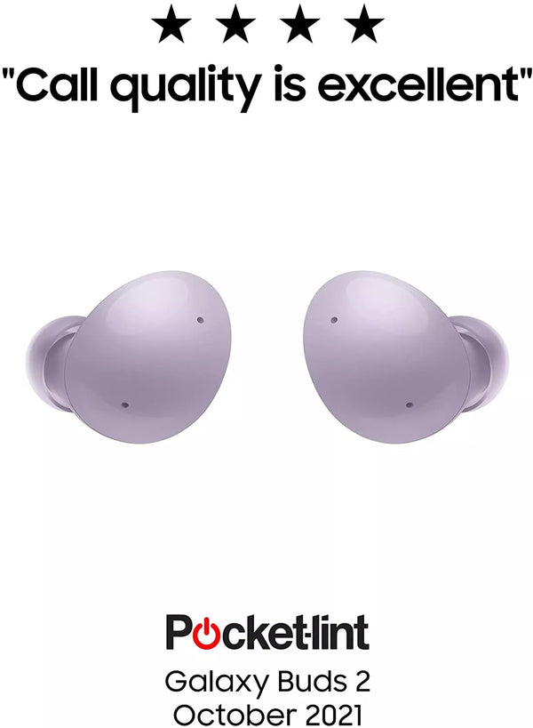 Samsung Galaxy Buds2 Bluetooth Earbuds, Water Resistant, Lavender (UK Version)