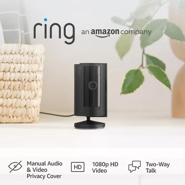 Ring Indoor Camera (2nd Gen) | Plug-in indoor Security Camera | 1080p | Black