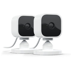 2x Blink Mini | Indoor Plug-in Smart Security Camera | 1080p | White