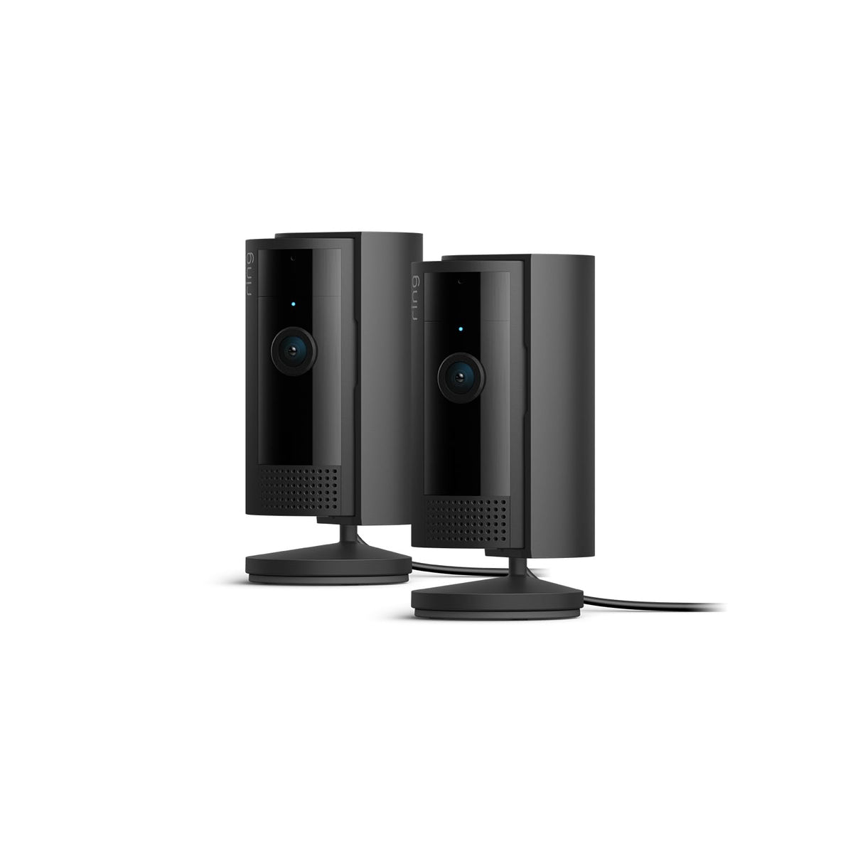 Ring Indoor Camera (2nd Gen) | 1080p HD Plug-In Security Camera | Two-Way Talk | Manual Privacy Cover | 2-Pack | Black