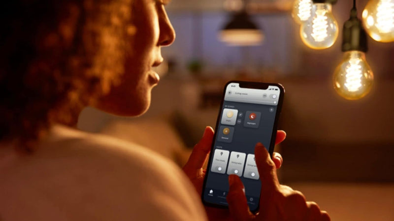 Philips Hue Filament Candle E14 Smart Bulb 2pk - Warm White | Bluetooth | Alexa/Google/HomeKit