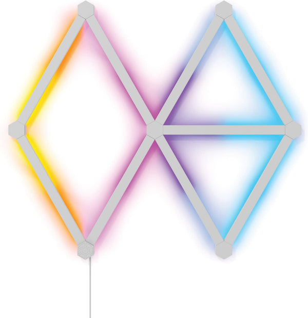 Nanoleaf Lines 60 Degrees Starter Kit, 9 Smart Light Bars LED RGBW Room Decor