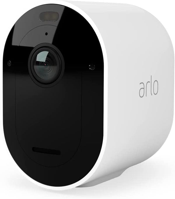 Arlo Pro 5 Security Camera Outdoor Add On Camera, 2K White