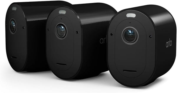 Arlo Pro 5 | 3 Camera System | Outdoor Security Camera | Battery | Black