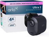 Arlo Ultra 2 | Add-on Camera | 4K UHD | Wireless | Colour Night Vision | Black