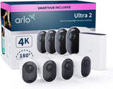 Arlo Ultra 2 | 4 Camera System | Outdoor Security Kit 4K | White