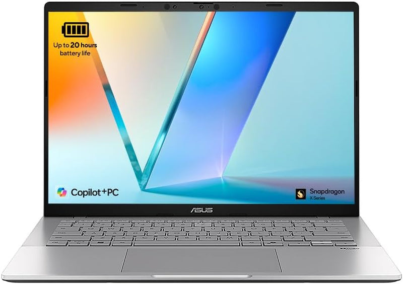 ASUS Vivobook S 14 S3407QA | 14" 2.8K Laptop | Snapdragon X Plus | Co-Pilot+ PC