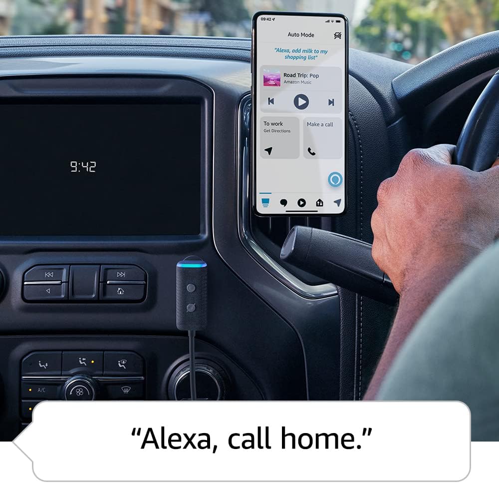Amazon Echo Auto (2nd generation) | Add Alexa voice assistant to your car