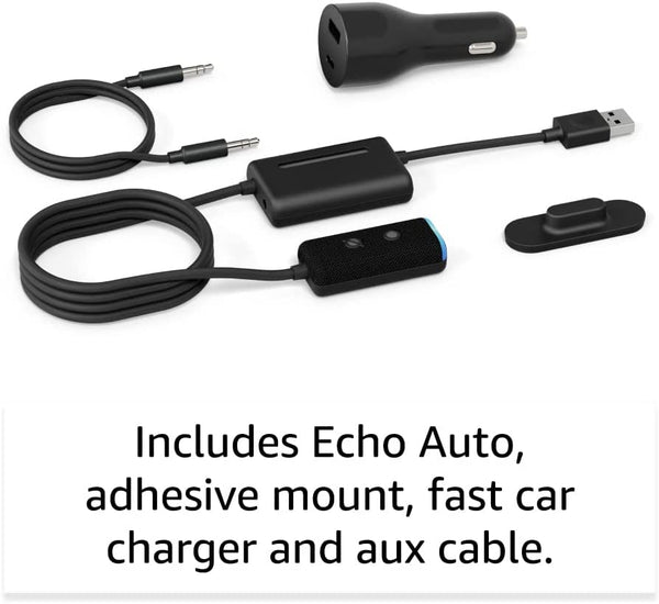 Amazon Echo Auto (2nd generation) | Add Alexa voice assistant to your car