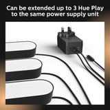Philips Hue Play Wall Entertainment Light Extension Smart Home Lighting- Black