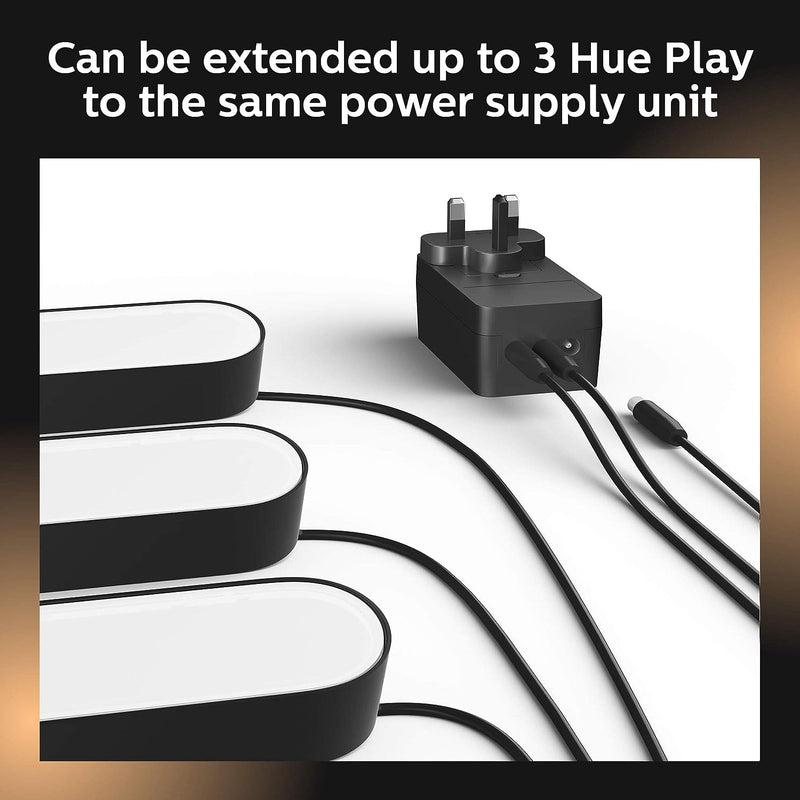 Philips Hue Play Wall Entertainment Light Extension Smart Home Lighting- Black