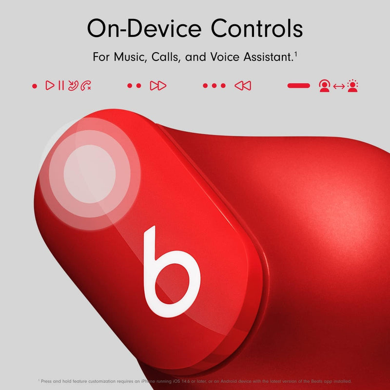 Beats Studio Buds – True Wireless Noise Cancelling Earbuds - Red