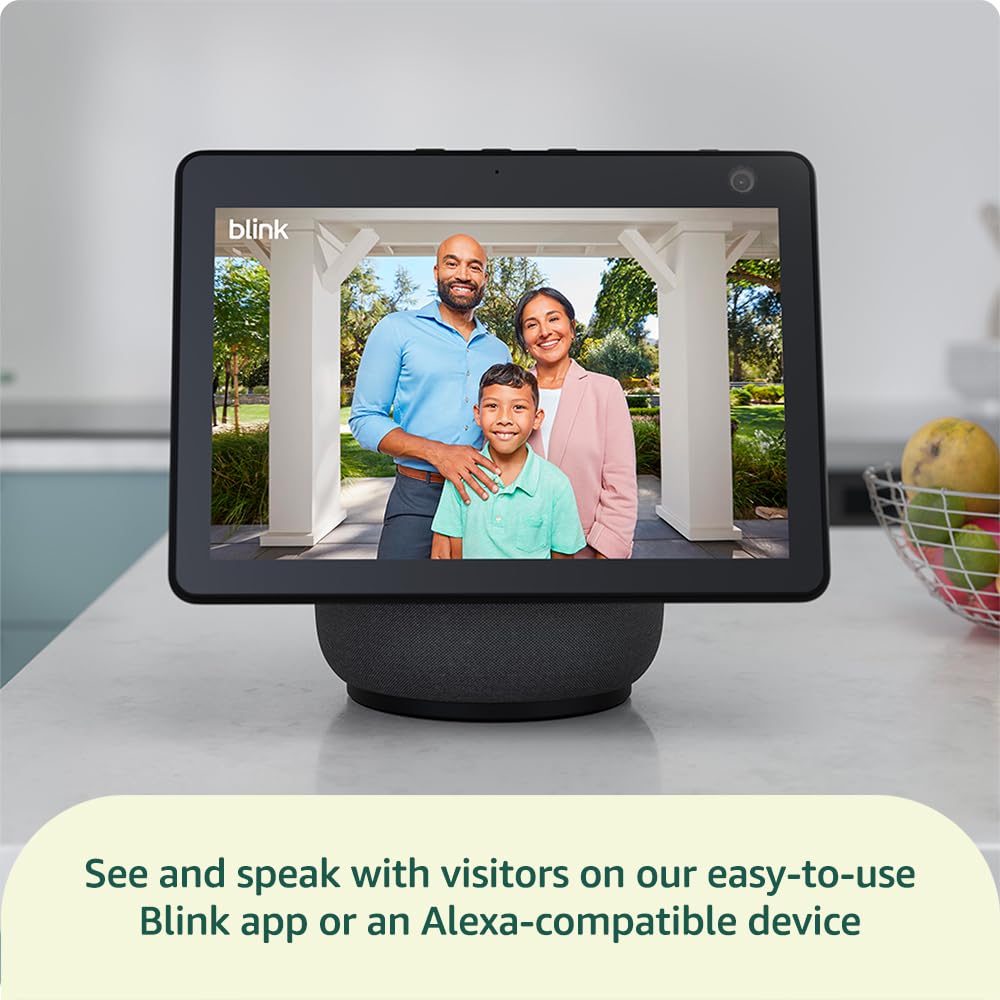 Blink Video Doorbell System (2nd Gen) | Head-to-Toe 1440p HD View | Two-Year Battery Life | Sync Module Core Included | Black