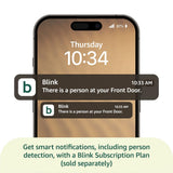 Blink Video Doorbell System (2nd Gen) | Head-to-Toe 1440p HD View | Two-Year Battery Life | Sync Module Core Included | Black