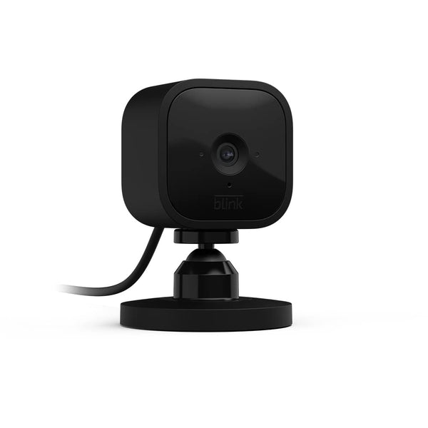 Blink Mini | Indoor Plug In Camera | 1080p Security Camera Motion Sensor | Black