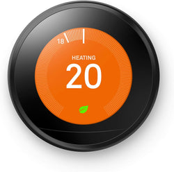 Google Nest Learning Thermostat | 3rd Generation | Smart Home Heating & Hot Water Controls | Black