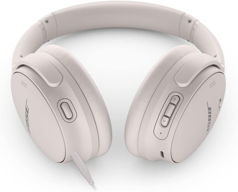 Bose QuietComfort® 45 | Bluetooth Wireless Noise Cancelling Headphones with Microphone for phone calls - White Smoke