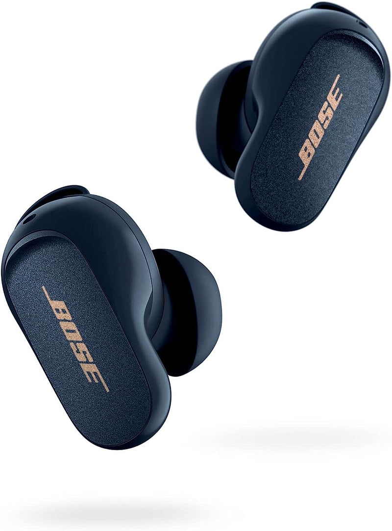 Bose QuietComfort Earbuds II, Wireless, Bluetooth, World’s Best Noise Cancelling In-Ear Headphones with Personalized Noise Cancellation & Sound, Midnight Blue