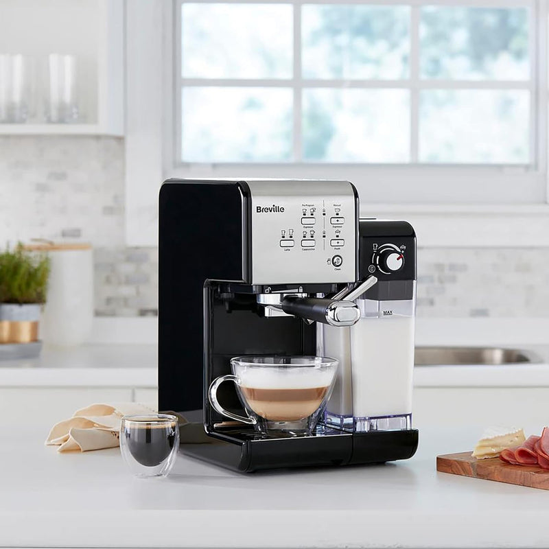 Breville One-Touch CoffeeHouse | Espresso & Cappuccino Machine | Black