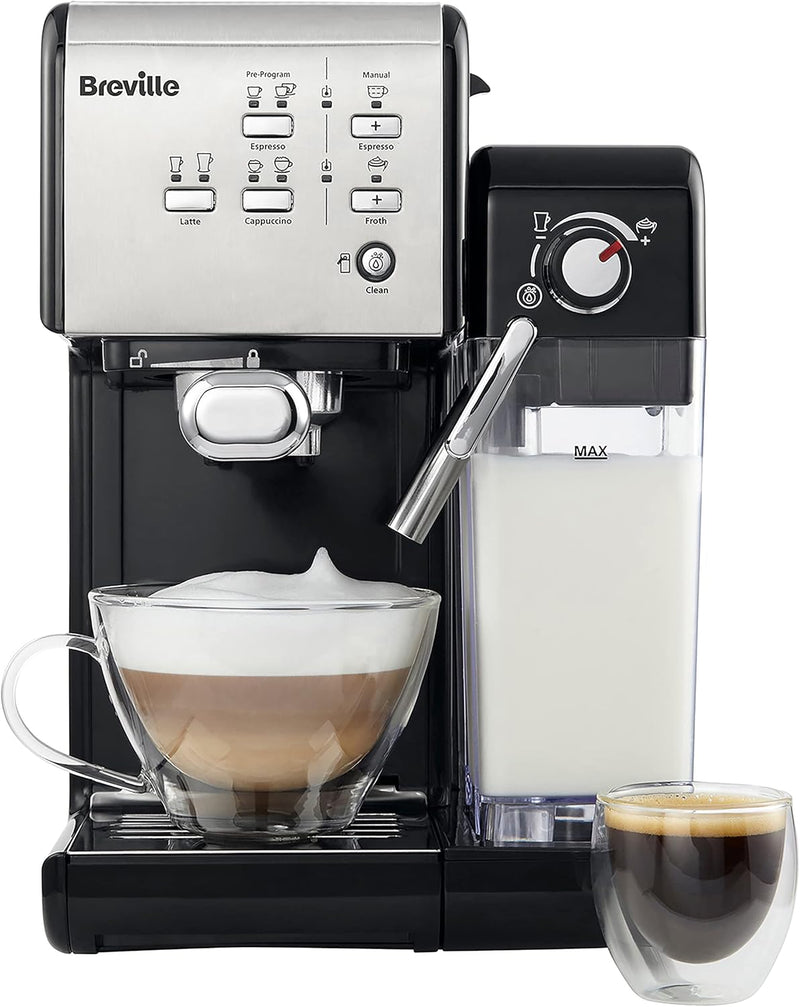 Breville One-Touch CoffeeHouse | Espresso & Cappuccino Machine | Black