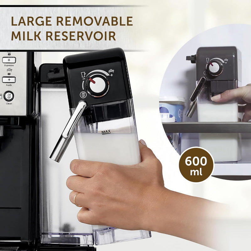 Breville One-Touch CoffeeHouse | Espresso & Cappuccino Machine | Black