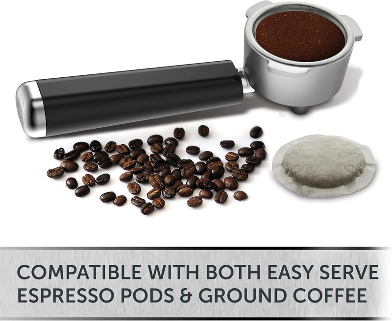 Breville One-Touch CoffeeHouse | Espresso & Cappuccino Machine | Black