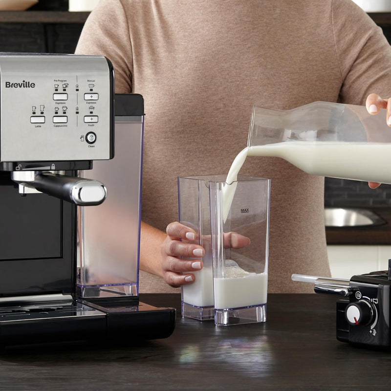 Breville One-Touch CoffeeHouse | Espresso & Cappuccino Machine | Black