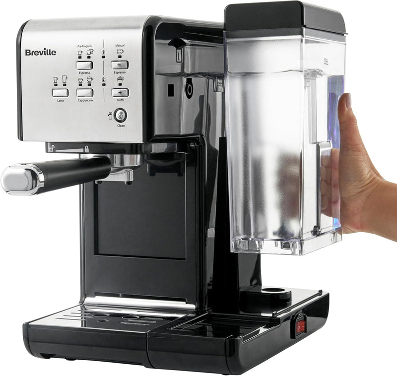 Breville One-Touch CoffeeHouse | Espresso & Cappuccino Machine | Black