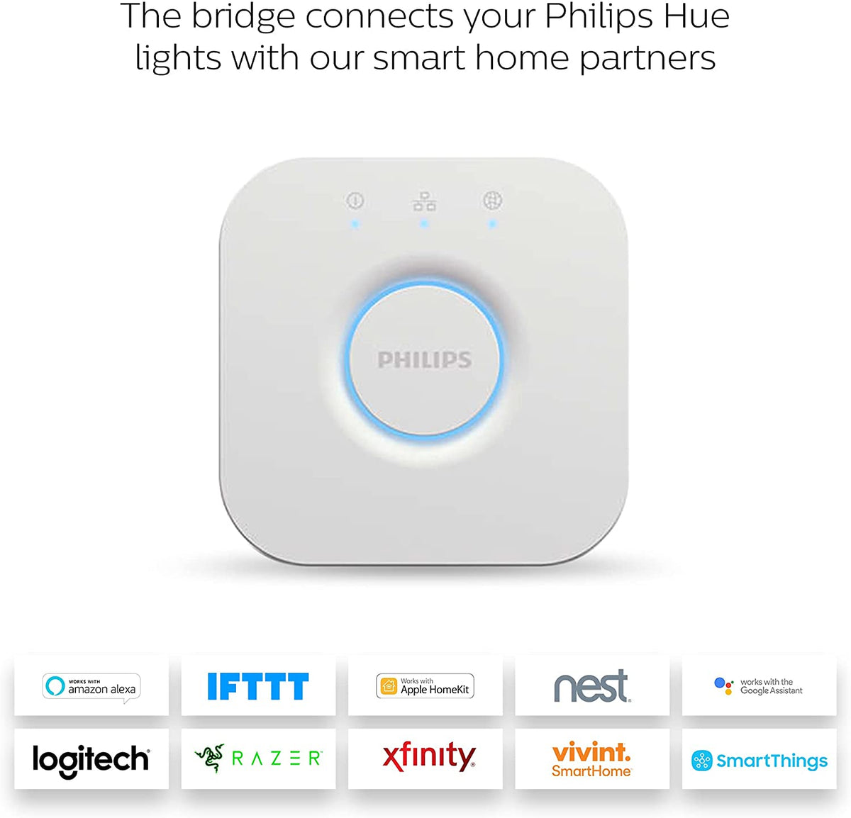 Philips Hue Bridge | Smart Lighting Control Hub for Hue Systems