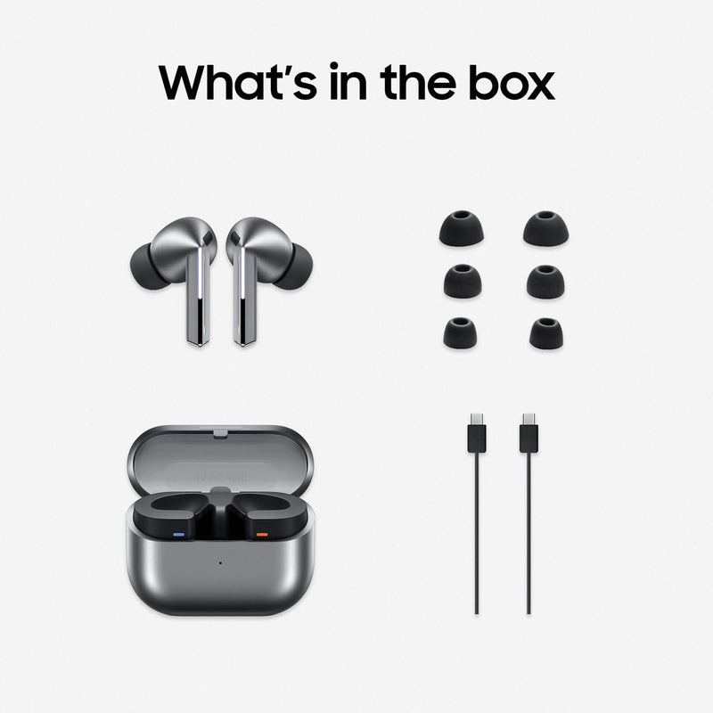 Samsung Galaxy Buds3 Pro | AI Noise Cancelling | 360 Audio | Hi-Fi Sound | Grey