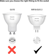 Philips Hue MR16 Bulb | Colour Ambiance | Smart Spotlight Lighting | Bluetooth