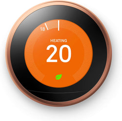 Google Nest Learning Thermostat | 3rd Generation | Smart Home Heating & Hot Water Controls | Copper