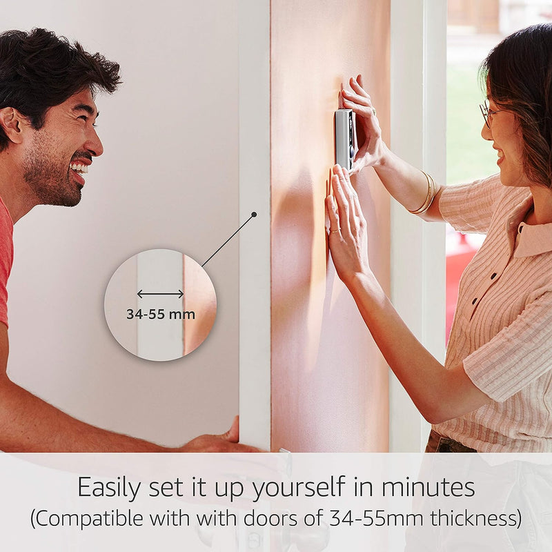 Ring Door View Cam | Battery Powered Video Doorbell Camera | Peephole with 1080p HD Video Camera, Two-Way Talk, Wifi