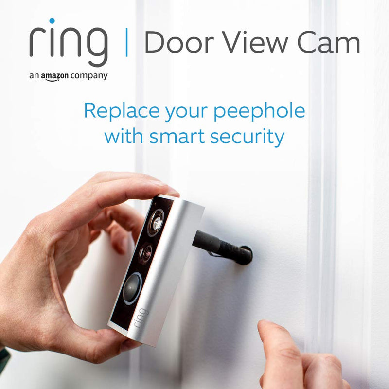 Ring Door View Cam | Battery Powered Video Doorbell Camera | Peephole with 1080p HD Video Camera, Two-Way Talk, Wifi