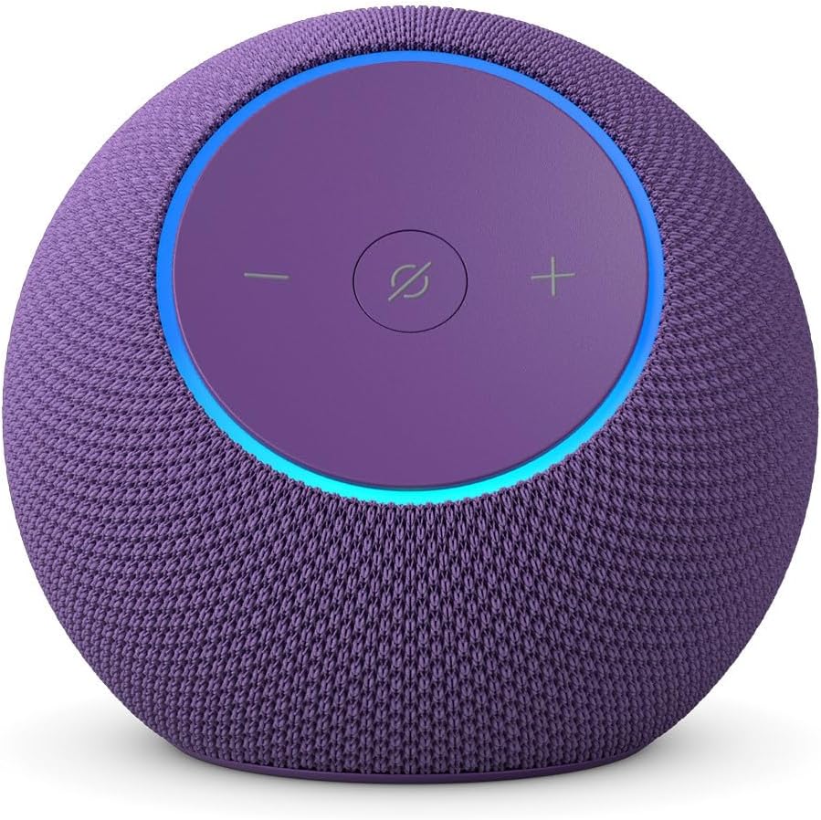 All-new Amazon Echo Dot Max | Smart Speaker with Room-Filling Sound | Built-in Smart Home Hub | Amethyst