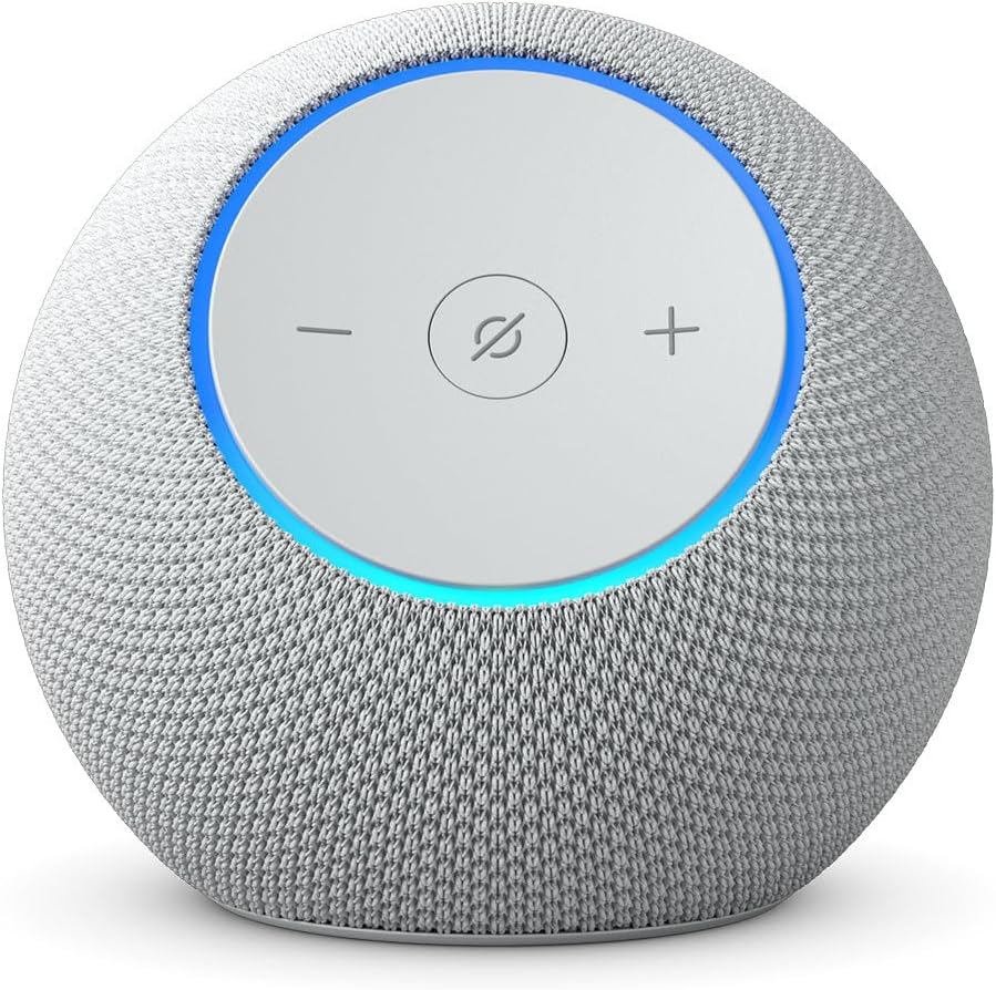 Amazon Echo Dot Max | Smart Speaker with Room-Filling Sound | Built-in Smart Home Hub | Glacier White