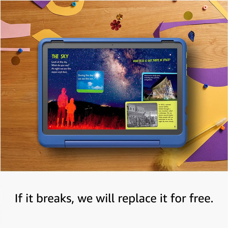 Amazon Fire HD 10 Kids Pro tablet | Ages 6-12 | 10.1" Screen | Slim case, 13th Gen 2023 | 32 GB | Mint